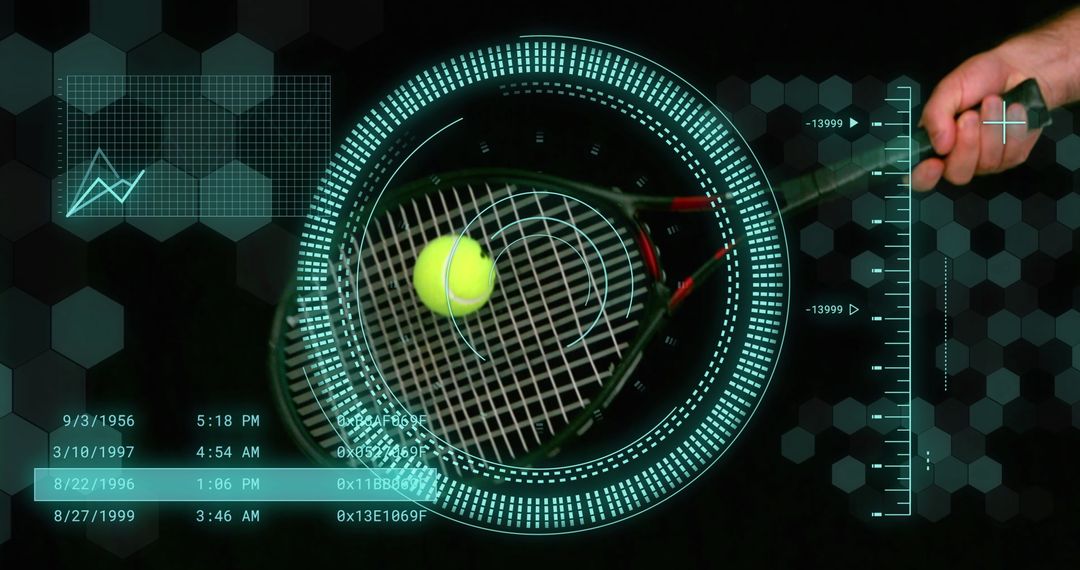 Tennis Concept with Digital Interface and Data Processing