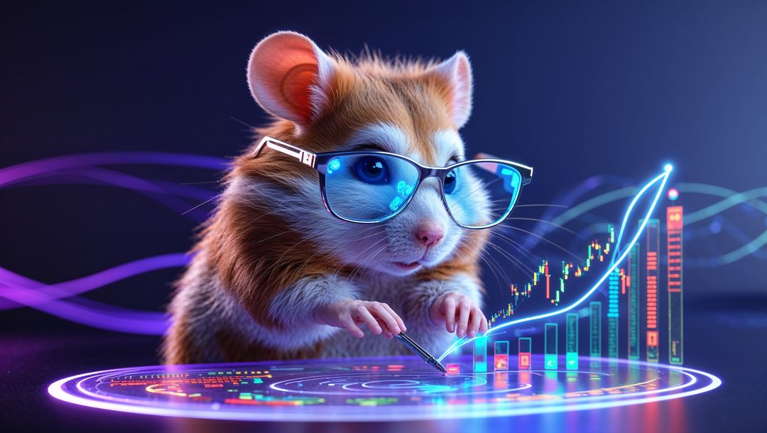 Futuristic Hamster Silva Gear Sci-Fi Data Holograph