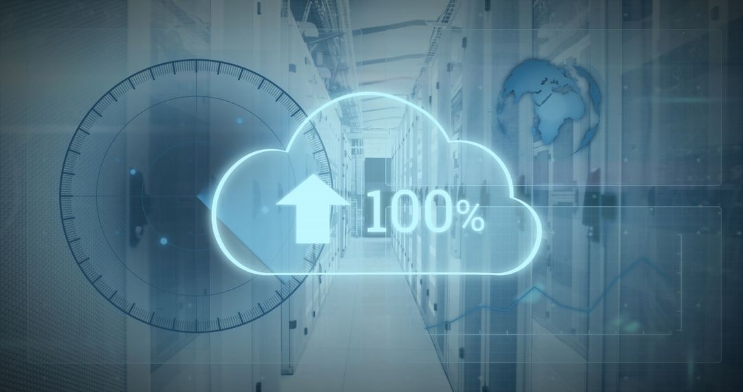 Digital Cloud Upload Completion Over Data Center Servers