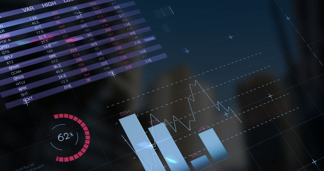 Digital Data Analytics Interface Overlaid on Scenic Landscape