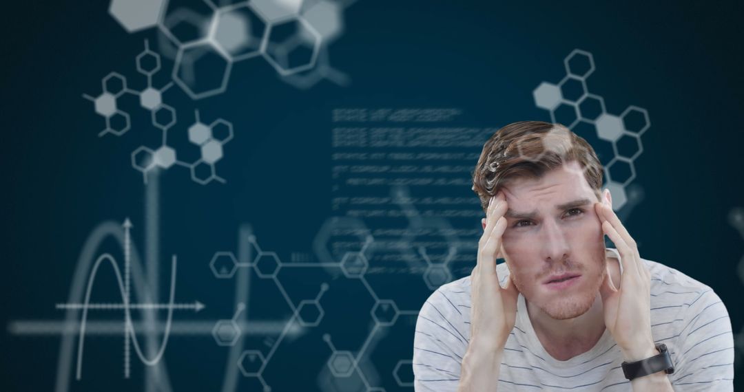 Scientist Deep in Thought Embracing Innovation