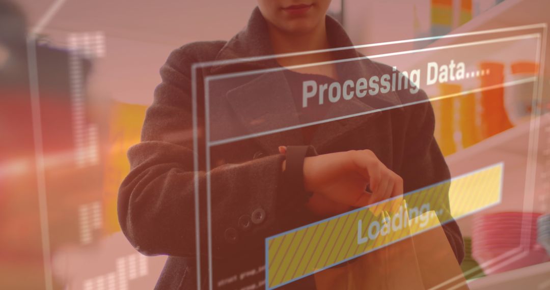 Smartwatch Technology with Data Processing Interface