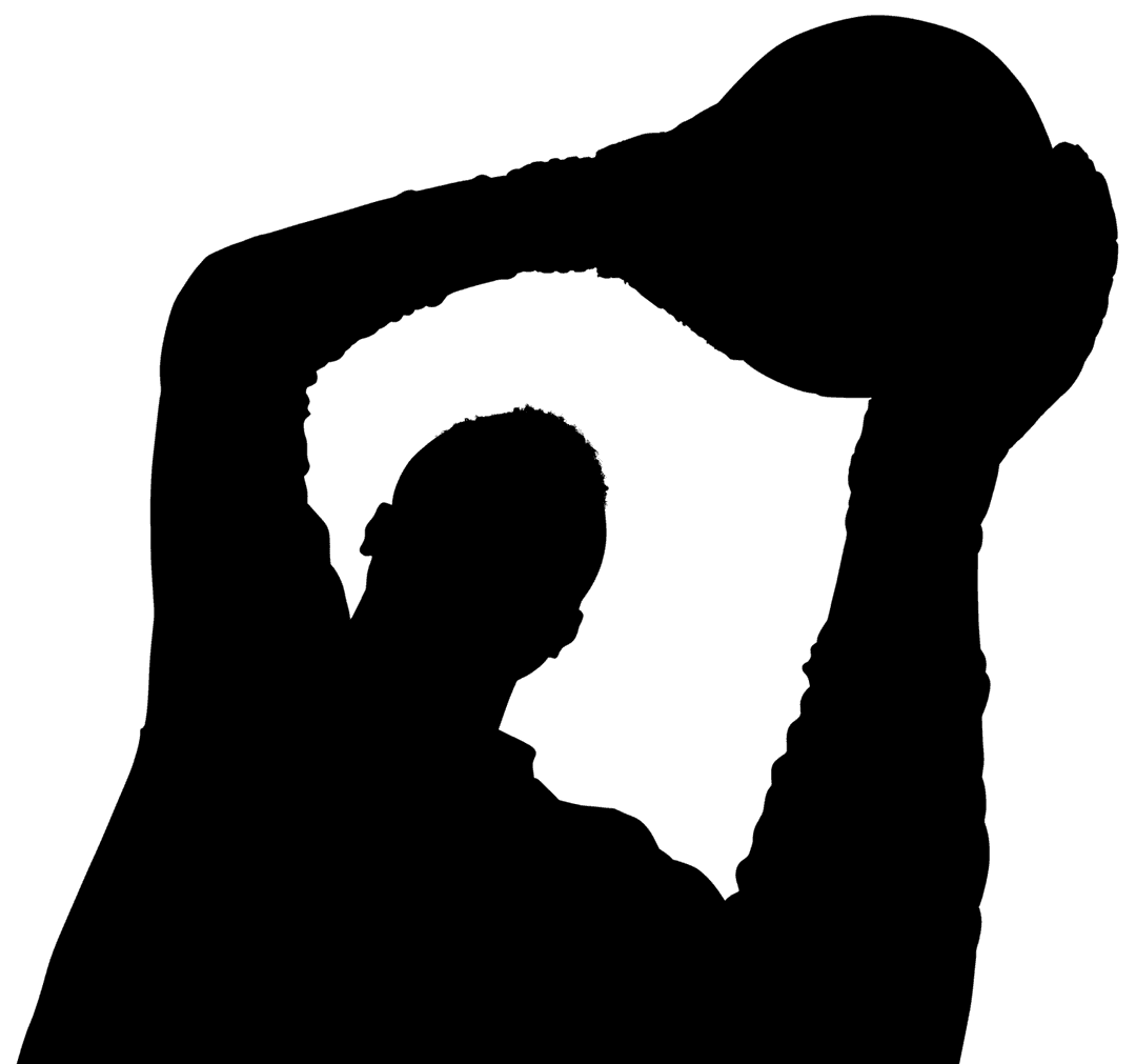 Goalkeeper Silhouette in Motion on Transparent Background