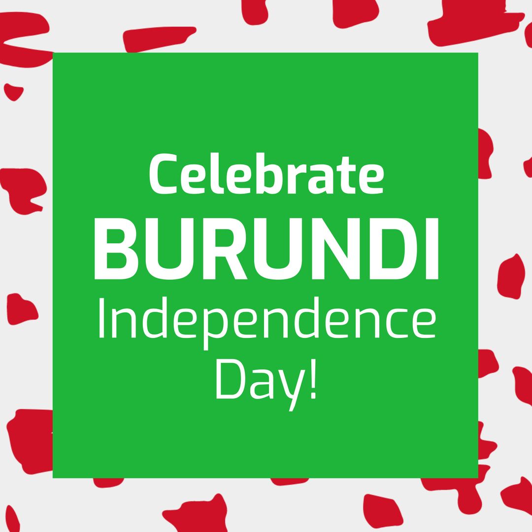 Burundi Independence Day Celebration Graphic Design