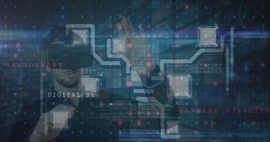 Virtual Reality in Cybersecurity Overlay with Digital Interfaces