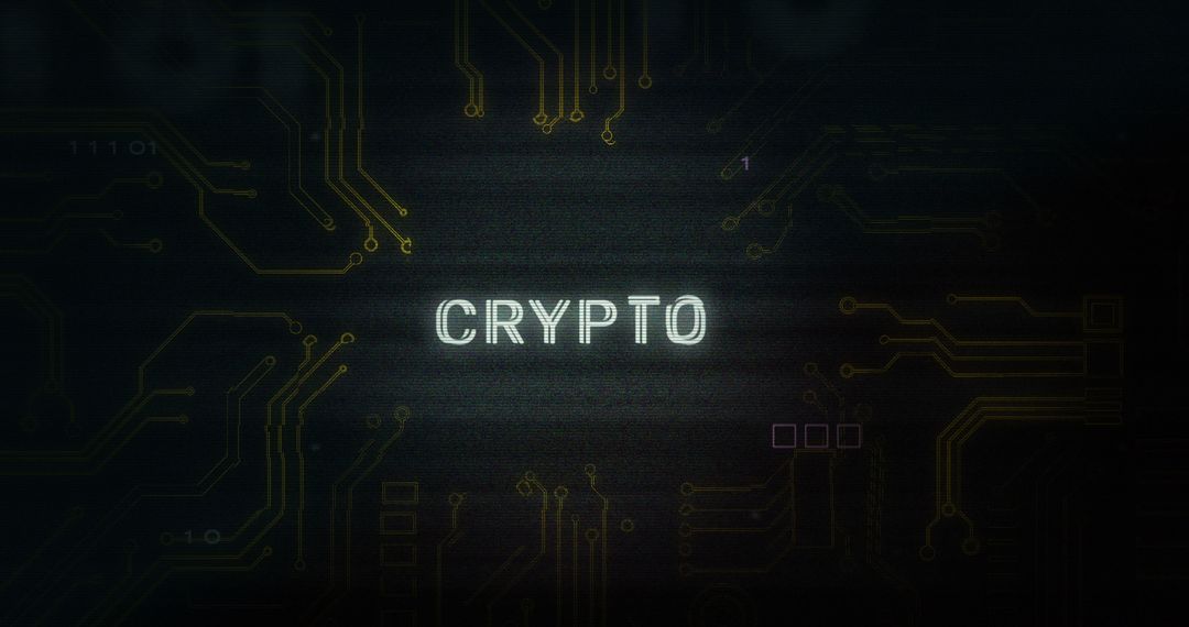 Modern Cryptocurrency Digital Interface Overlay