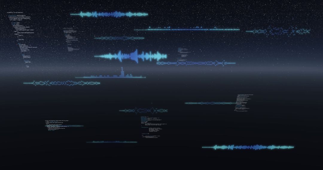 Futuristic Data Streams in Cosmic Digital Interfaces