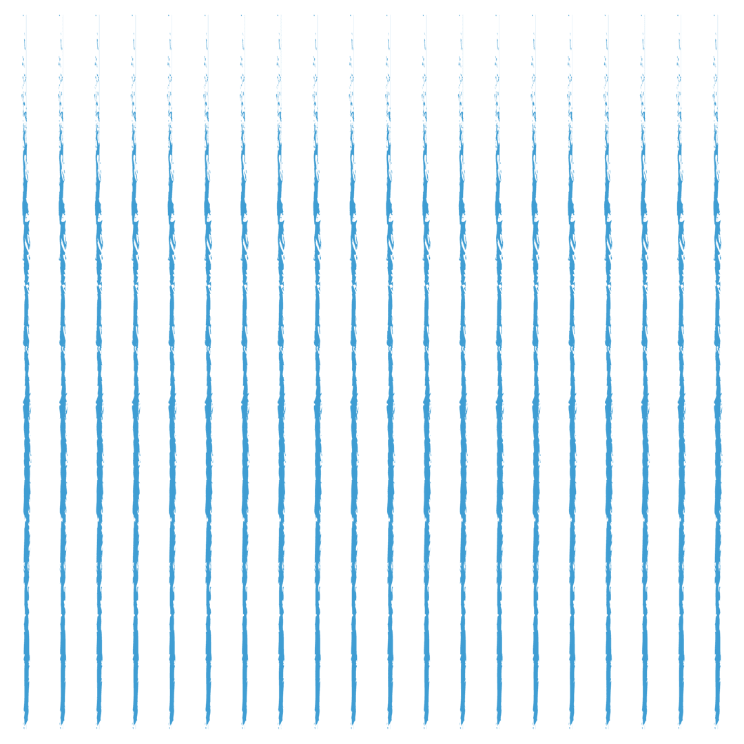 Transparent Background with Blue Vertical Striped Pattern