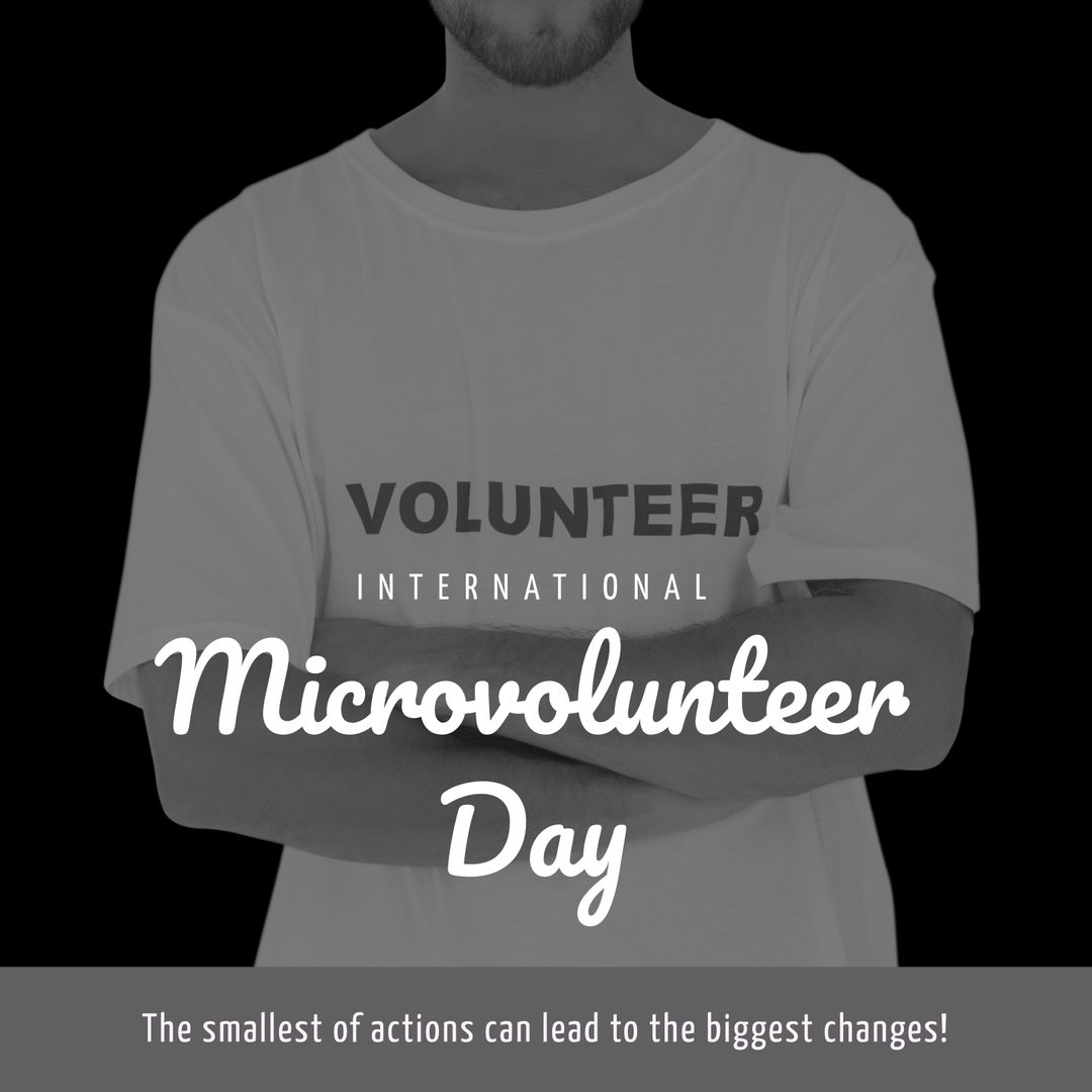 International Microvolunteer Day Awareness Campaign - Download Free Stock Templates Pikwizard.com