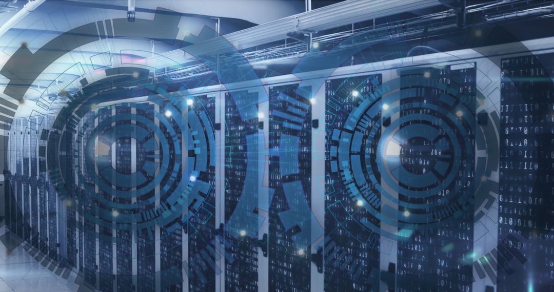 Digital Progress Concepts with Servers and Binary Codes - Free Images, Stock Photos and Pictures on Pikwizard.com