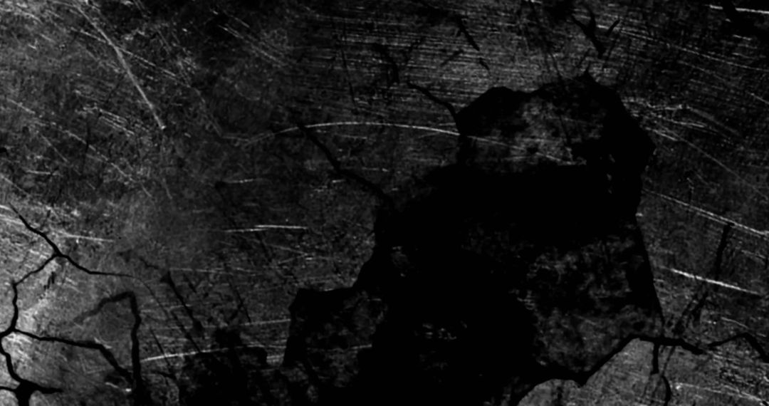 Dark Scratched Texture with Abstract Grunge Patterns