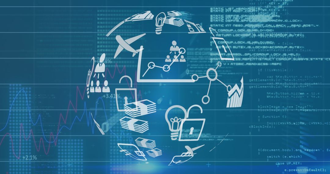 Digital Technology and Data Analysis Visualization