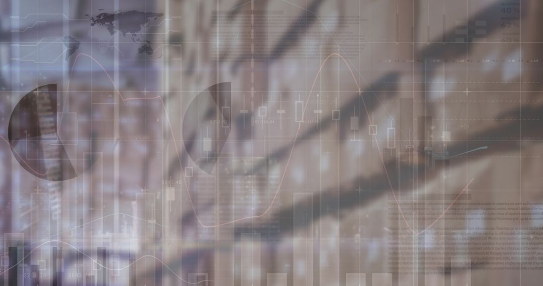 Abstract Financial Data with Industrial Overlay in Warehouse