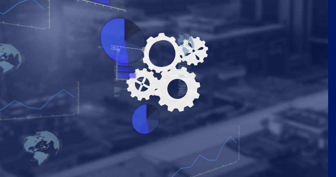 Abstract Global Technology Network Visualization