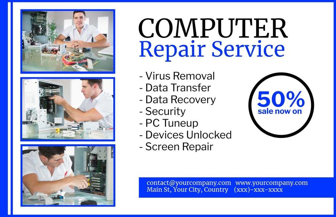 Professional Computer Repair Services Promotion