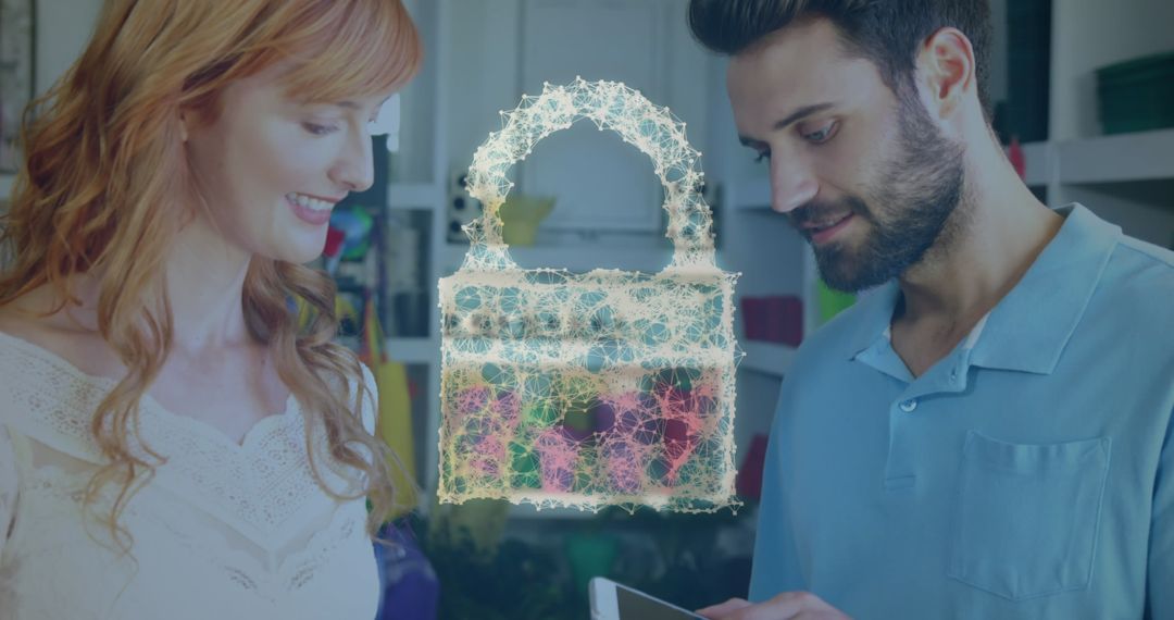 Digital Data Security Over Payment Device Interaction with People