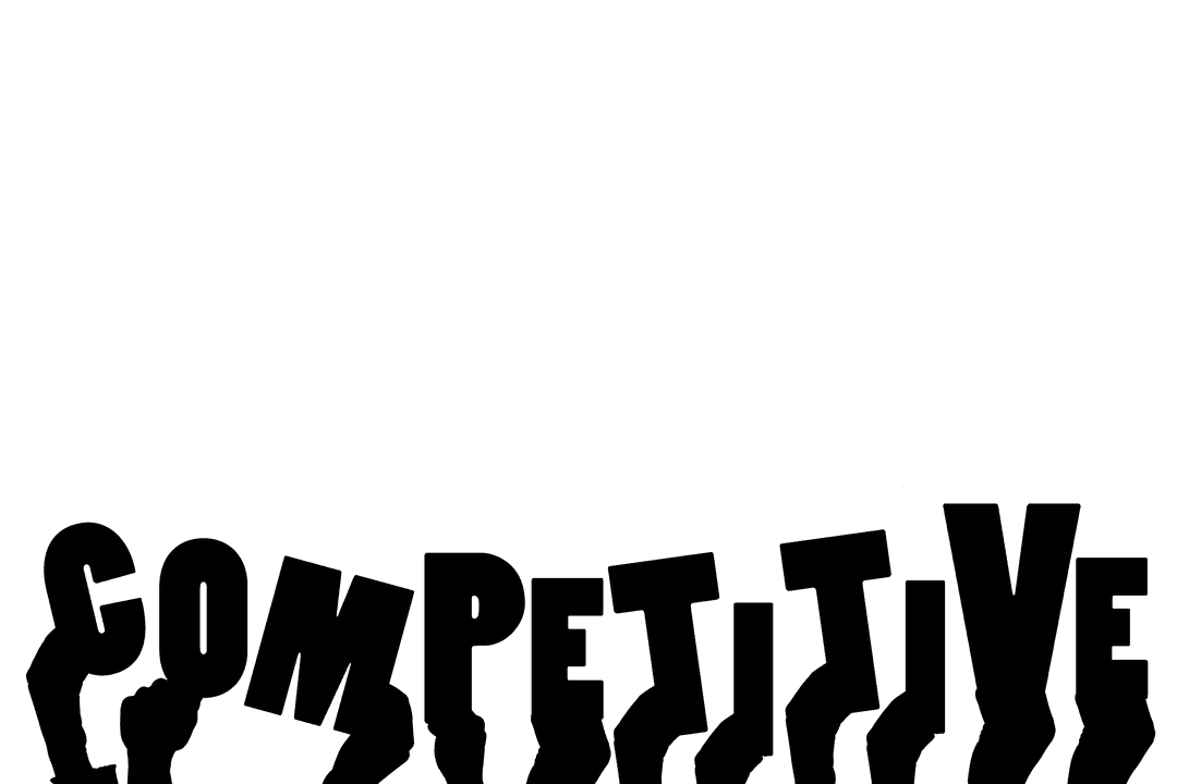 Transparent Illustration of Hands Holding Competitive Text