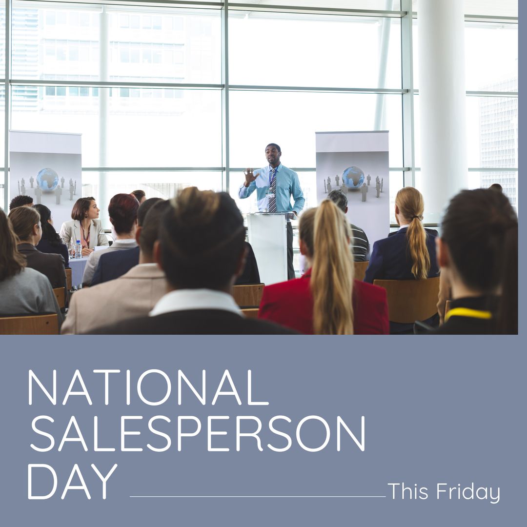 Business Conference Presentation on National Salesperson Day