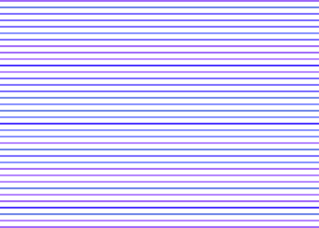 Vibrant Transparent Horizontal Stripes Vector Pattern