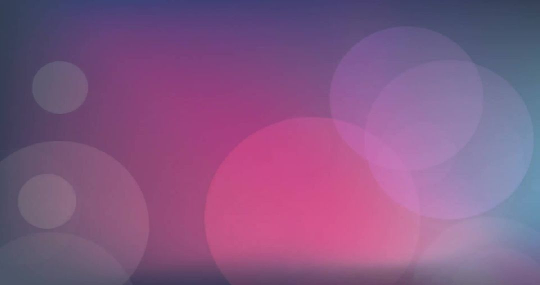 Abstract Glowing Bokeh Lights on Gradient Purple Background