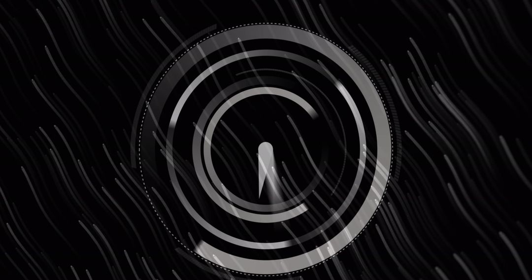 Clock Symbolizing Time Flow and Digital Motion Concept