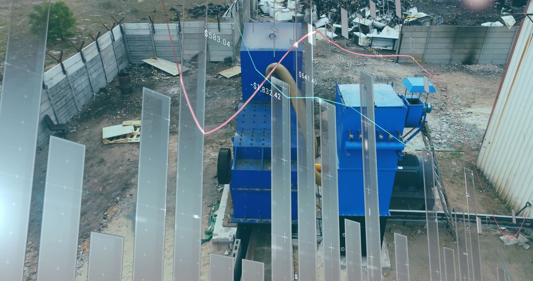 Industrial Scrap Recycling with Technology Visualization Overlays