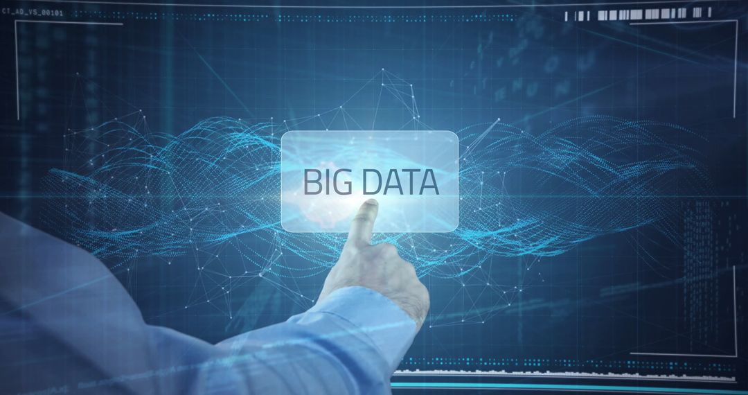 Futuristic Data Visualization Interface with Big Data Technology