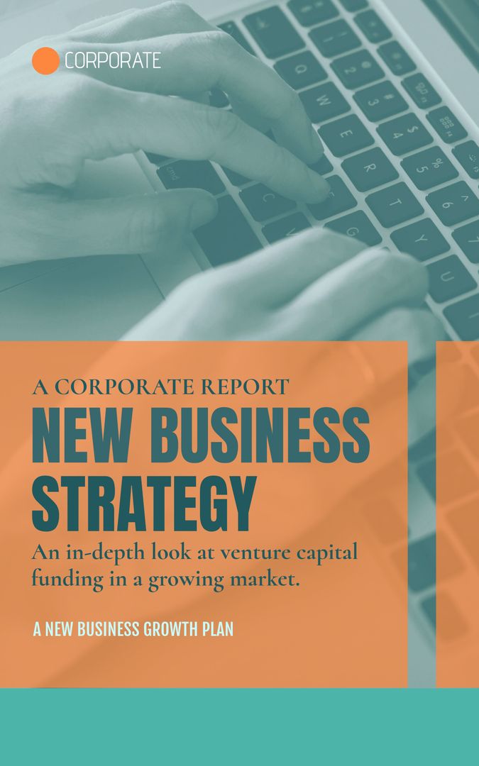 Person Typing on Laptop Representing Business Strategy Development