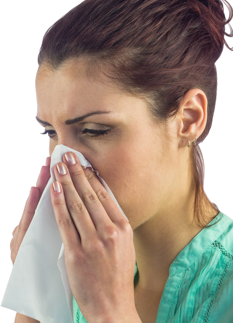 Transparent Background Health Care Concept Sneezing Woman Handling Cold - Download Free Stock Images Pikwizard.com