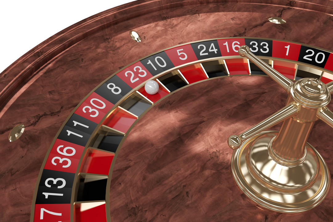 Transparent 3D Wooden Roulette Wheel Close-Up with Ball - Download Free Stock Images Pikwizard.com