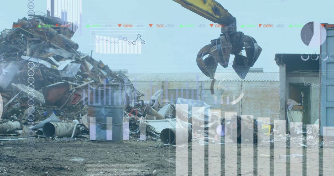 Digitized Scrap Yard Robotic Arm Enhancing Waste Management