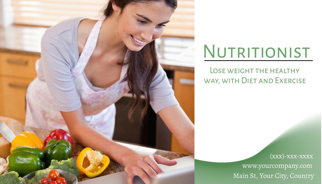 Nutritionist Promoting Healthy Lifestyle through Diet and Exercise