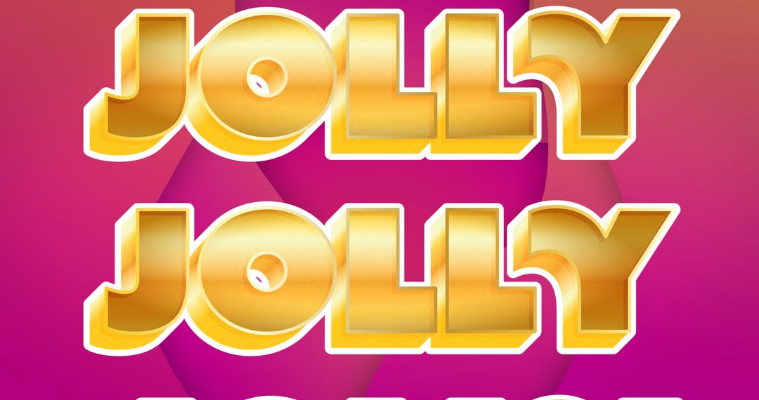 Bold Golden Text on Abstract Colorful Background