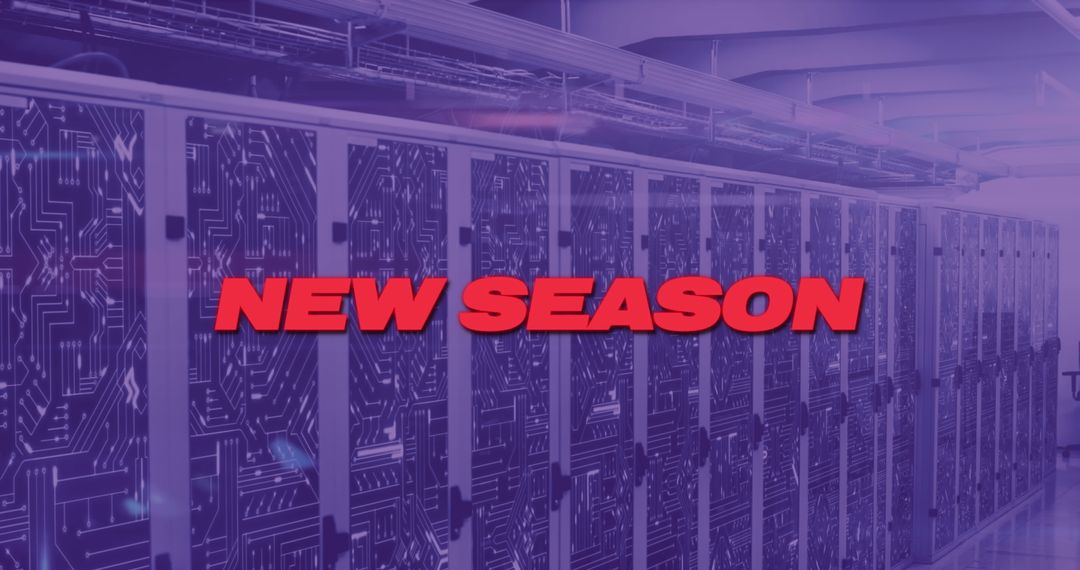 New Season Concept in Futuristic Data Center