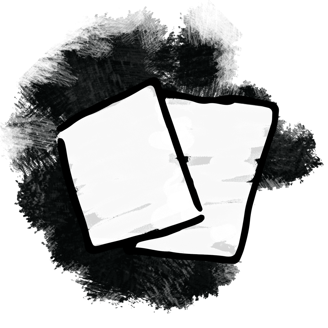 Transparent Sheets on Artistic Black Splash: Digital Design Element