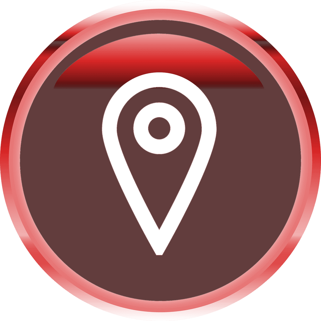 Red Navigation Pin Icon on Transparent Background - Download Free Stock Images Pikwizard.com