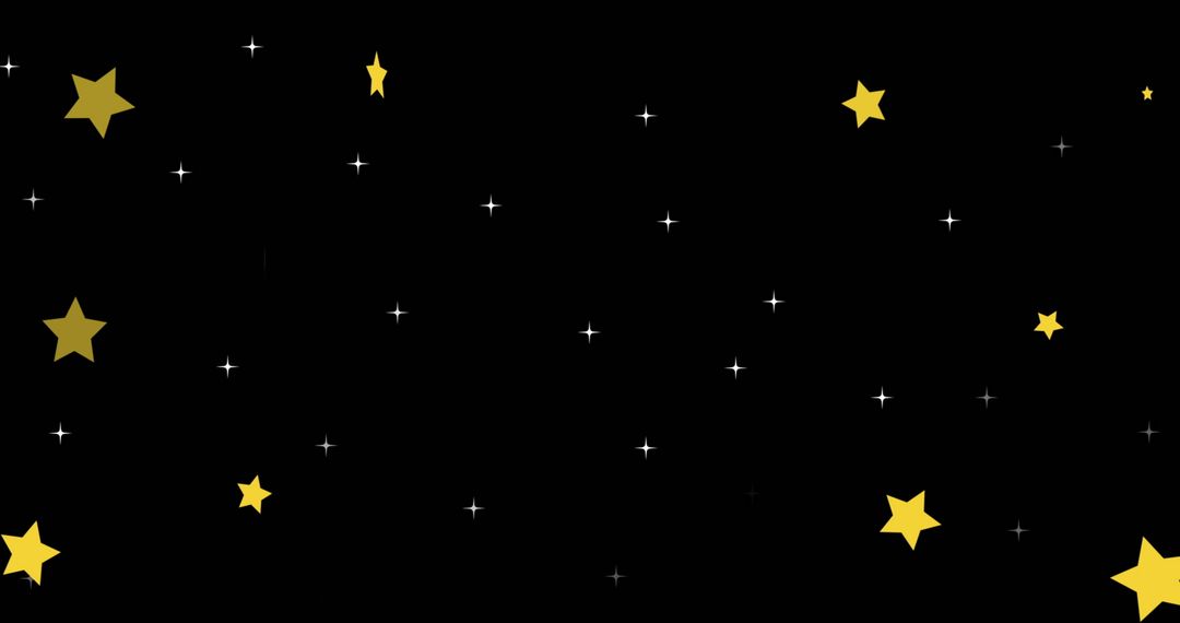 Globe with Golden Stars on Black Background Illustrating Harmony