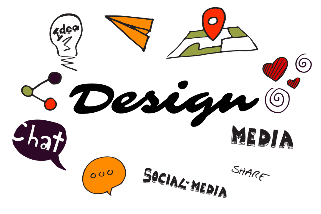 Transparent Icons and Symbols for Social Media Communication