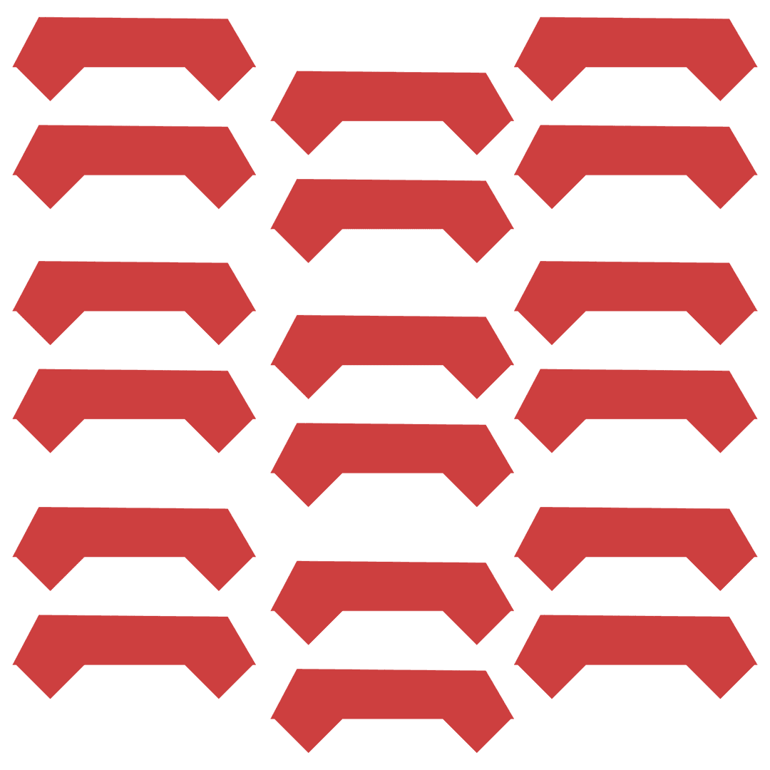 Transparent Digital Illustration of Red Banners with Copy Space