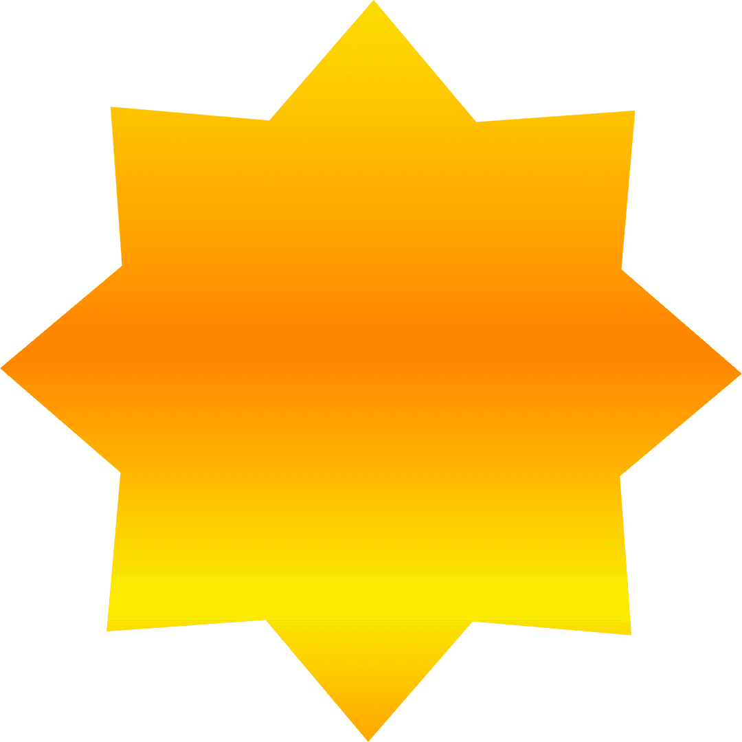 Bright Geometric Transparent Star with Gradient