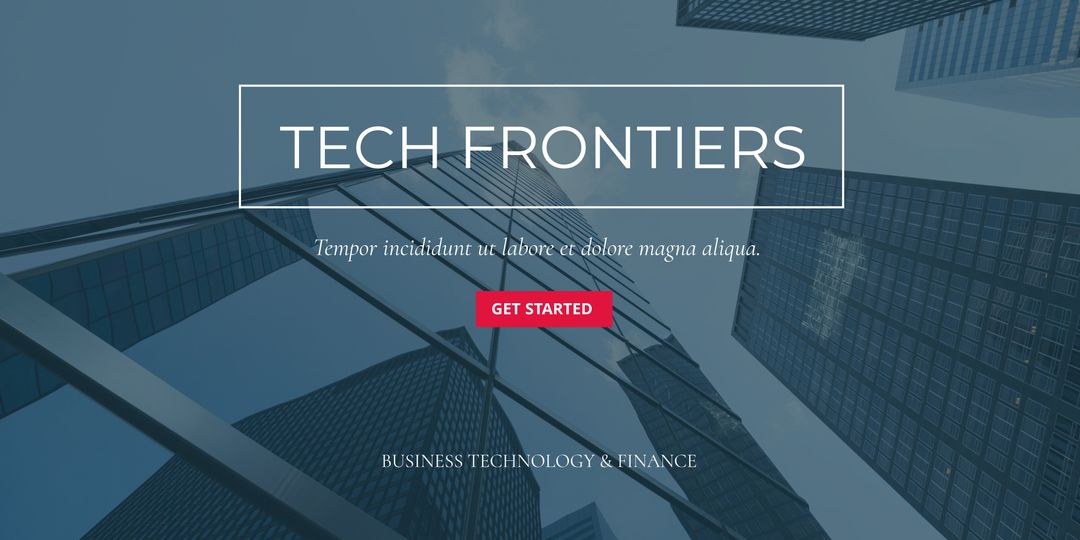 Sleek skyscrapers symbolizing technology and corporate growth