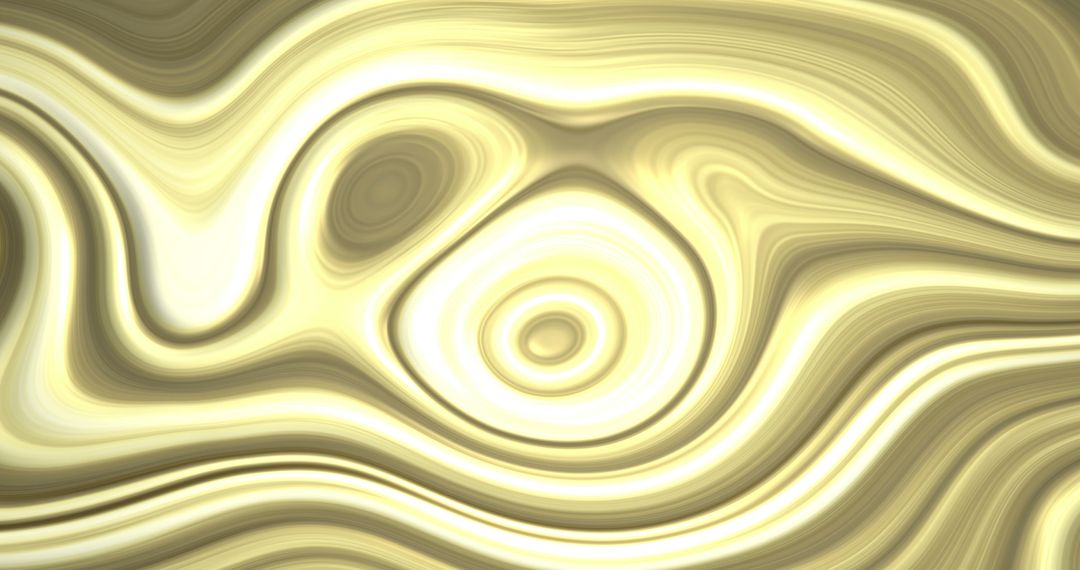 Fluid Yellow and Gray Liquid Surface on Seamless Loop