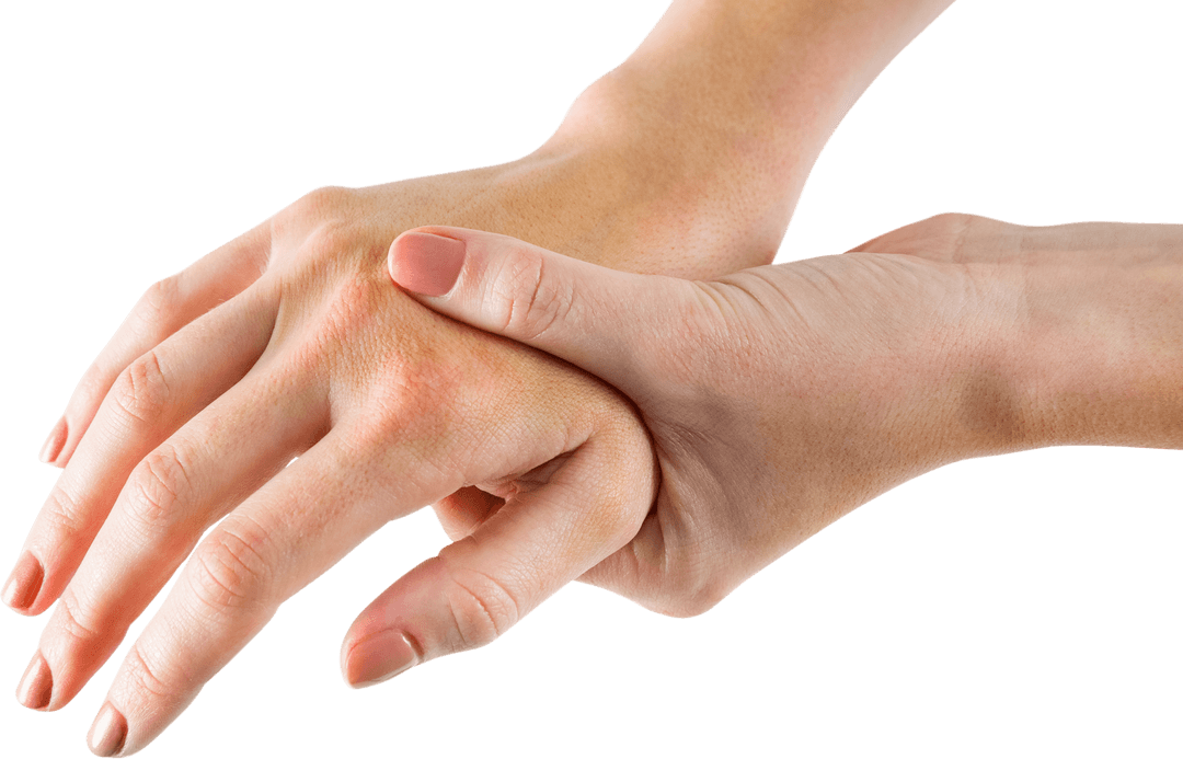 Transparent Image of Hand Providing Support Another Hand