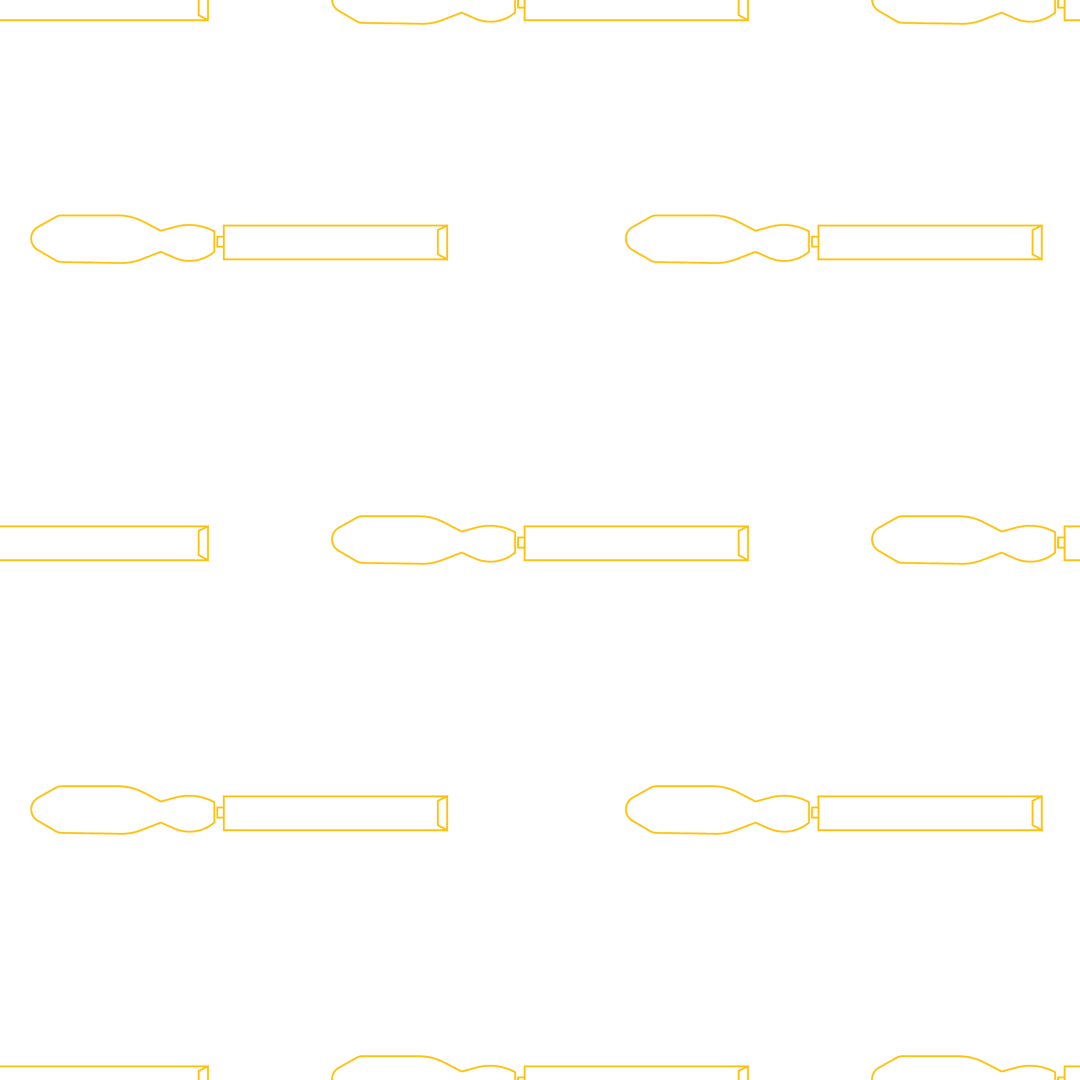 Seamless Yellow File Pattern on Transparent Background