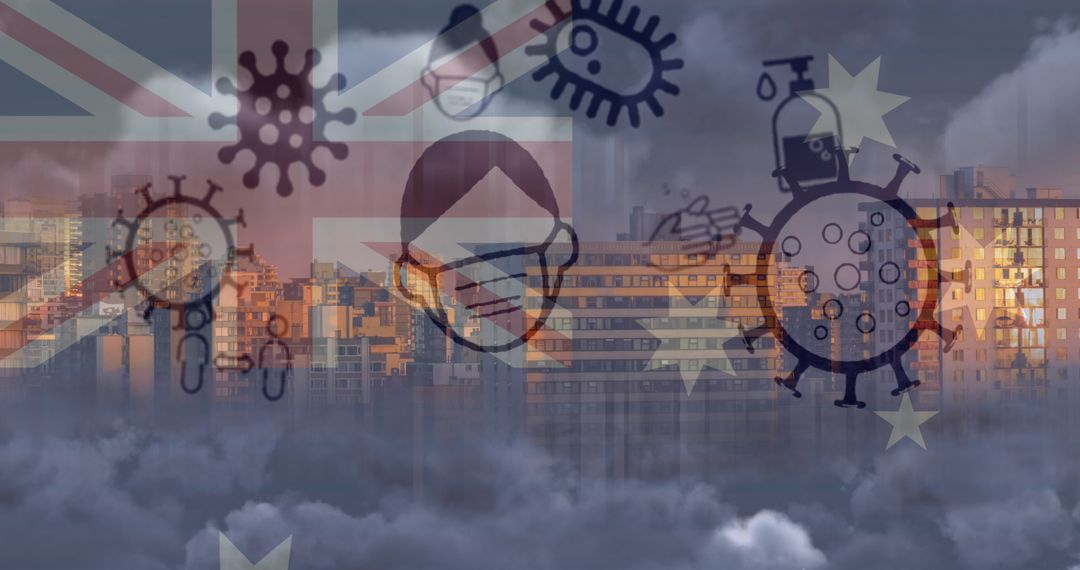 Pandemic Awareness in Urban Environment with Symbolic Overlay