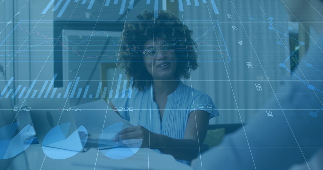 Executive Presenting Data Futures in Modern Office Setting