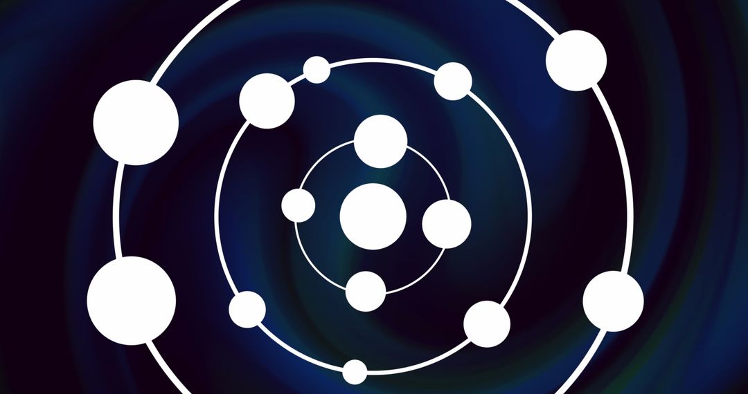 Abstract Network Connections Over Liquid Background Illustrating Research Concepts