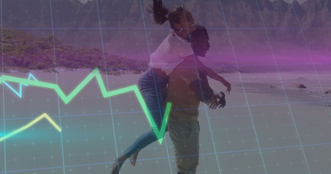 Blending Romance and Technology at Beach