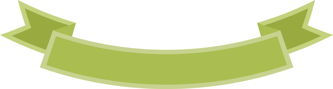 Green Transparent Banner with Copy Space