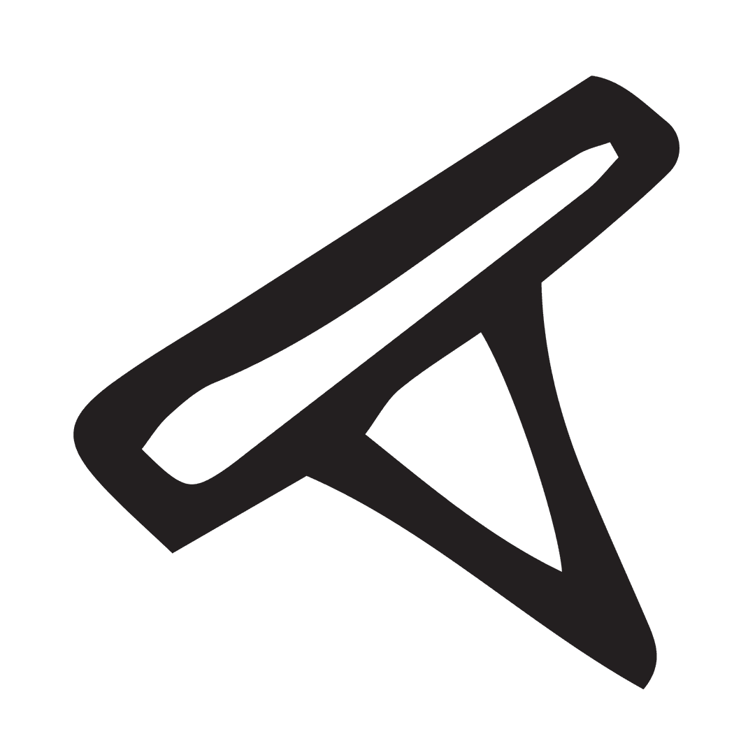 Transparent Minimalist Nail Icon with Clean Design